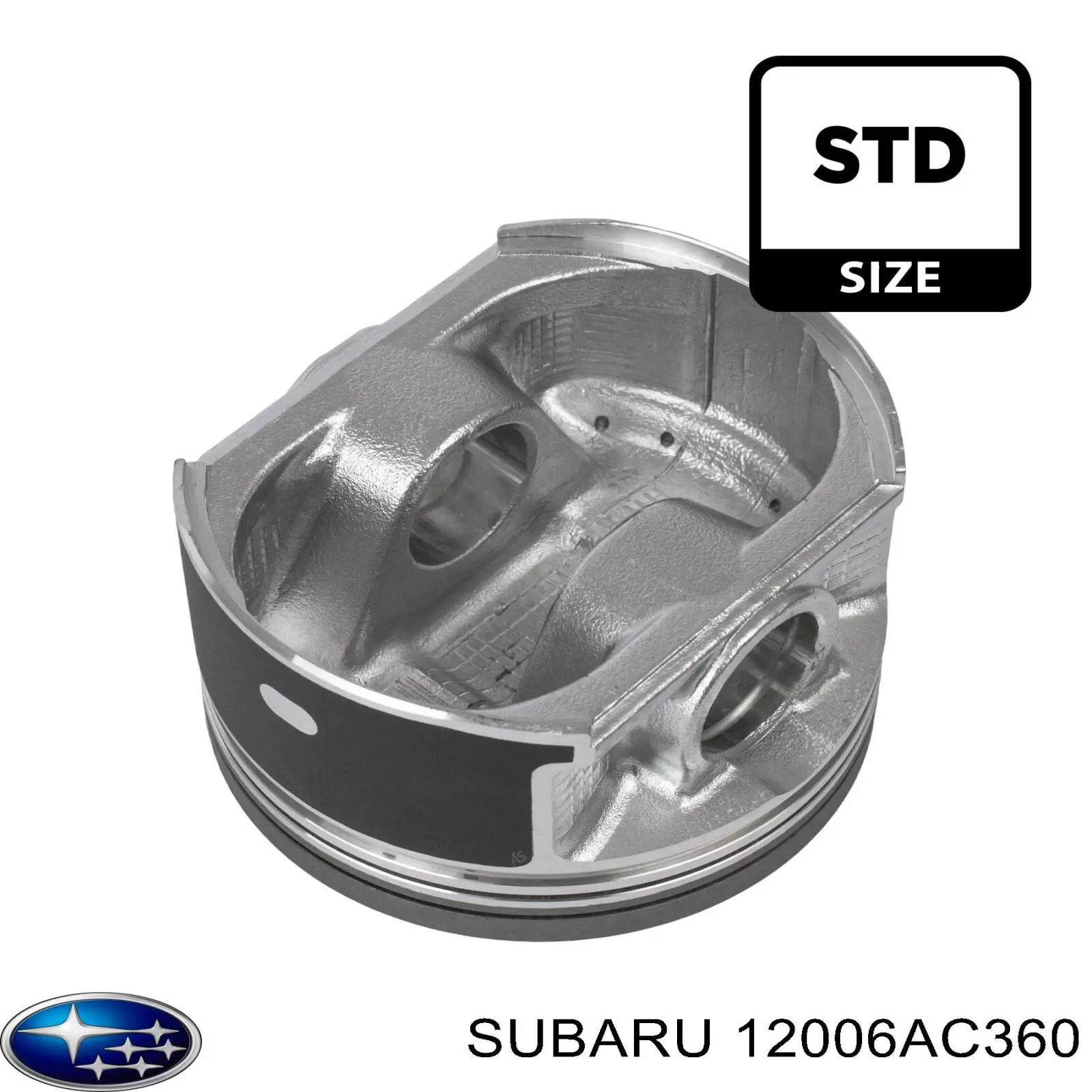 Купити 12006AC360 Subaru Поршень з пальцем без кілець, стандарт