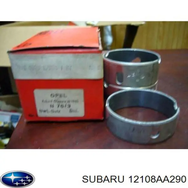 12108AA290 Subaru вкладиші колінвала, шатунні, комплект, стандарт (std)