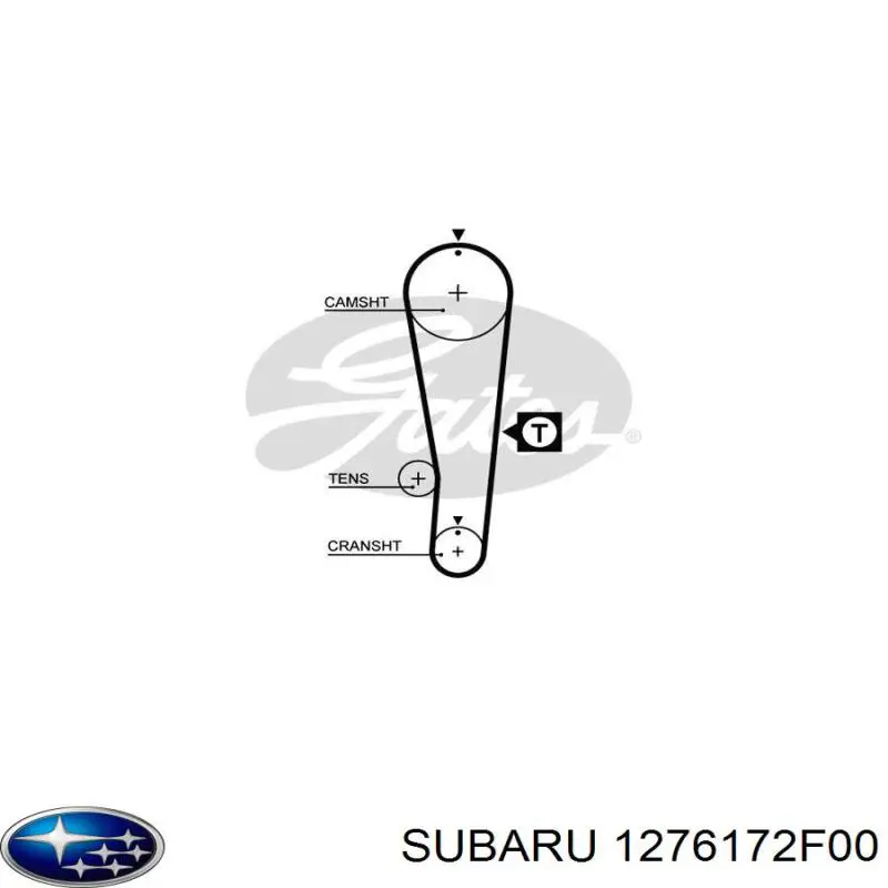 1276172F00 Subaru Ремінь двигуна
