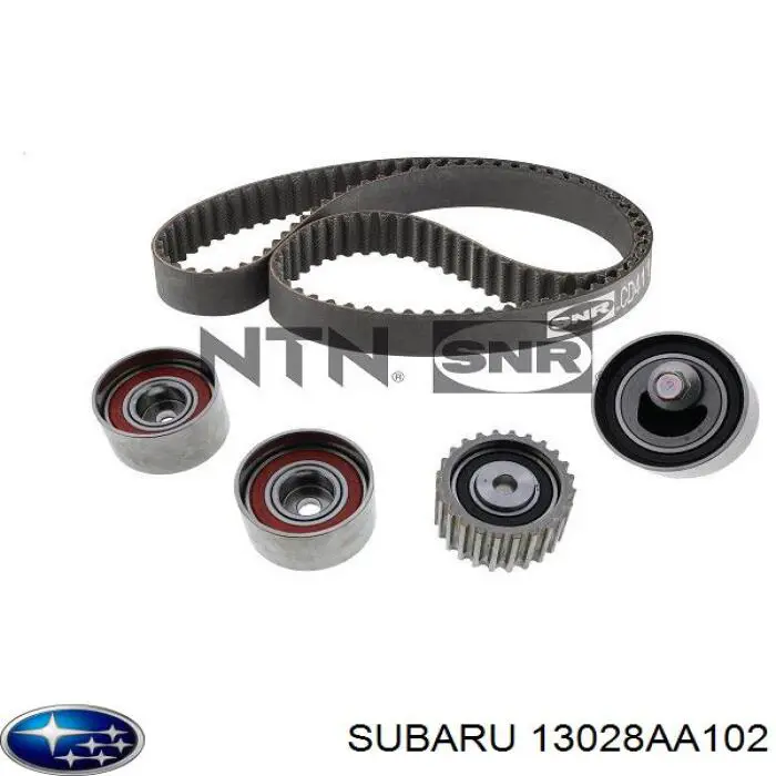 Зубчастий ремінь Subaru 13028AA102 ціна, від 23.27 USD