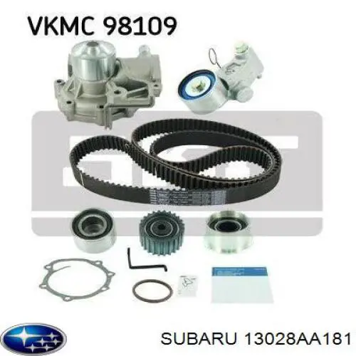 Зубчастий ремінь Subaru 13028AA181 ціна, від 33.97 USD