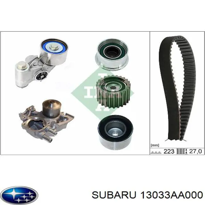 13033AA000 Subaru Натяжна планка поліклинового ременя