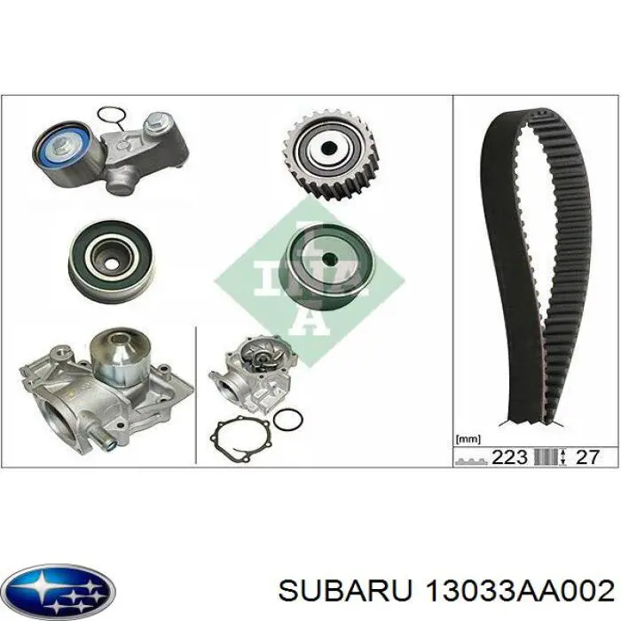 13033AA002 Subaru натягувач приводного ременя