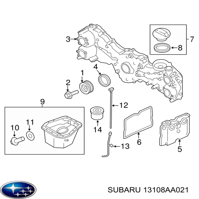 13108AA021 Subaru 