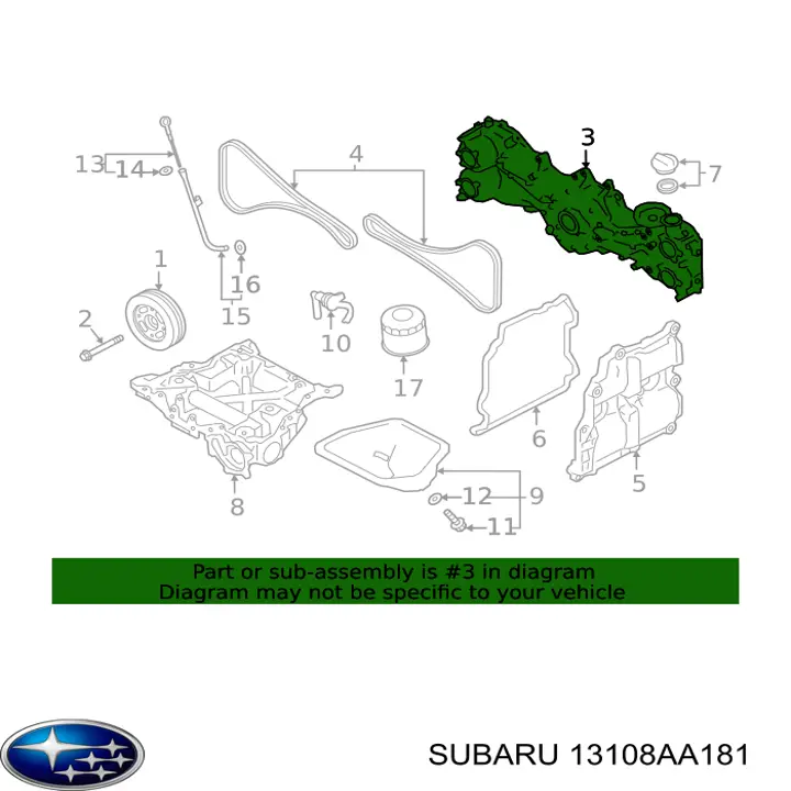 13108AA181 Subaru 