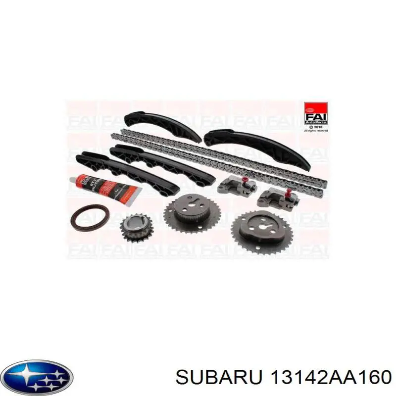 Натягувач ланцюга ГРМ, лівий Subaru 13142AA160 ціна, від 36.63 USD
