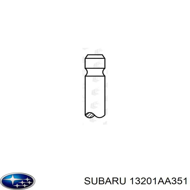 Клапан впускний 13201AA352 Subaru