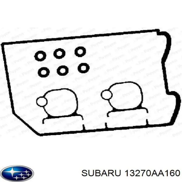 13270AA160 Subaru прокладка клапанної кришки, права