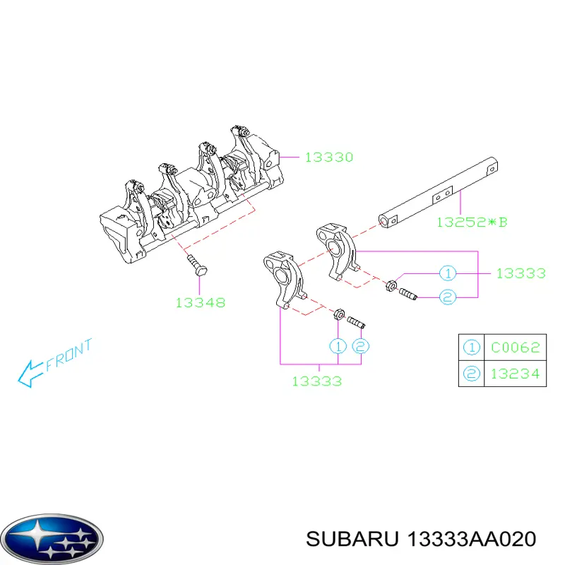 13333AA020 Subaru 