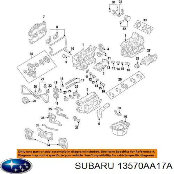 13570AA17A Subaru 