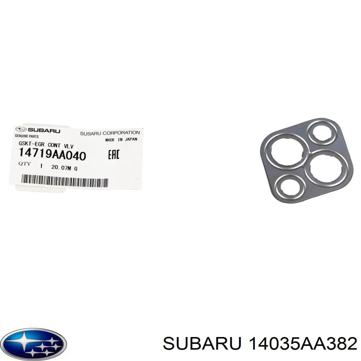 Купити 14035AA382 Subaru Прокладка впускного колектора