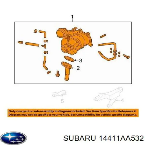 Турбіна 14411AA532 Subaru
