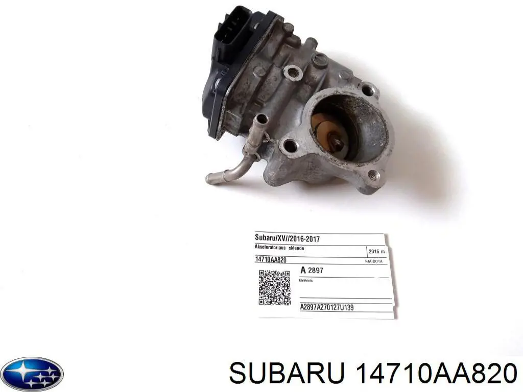 14710AA820 Subaru Байпасний клапан EGR, рециркуляції газів