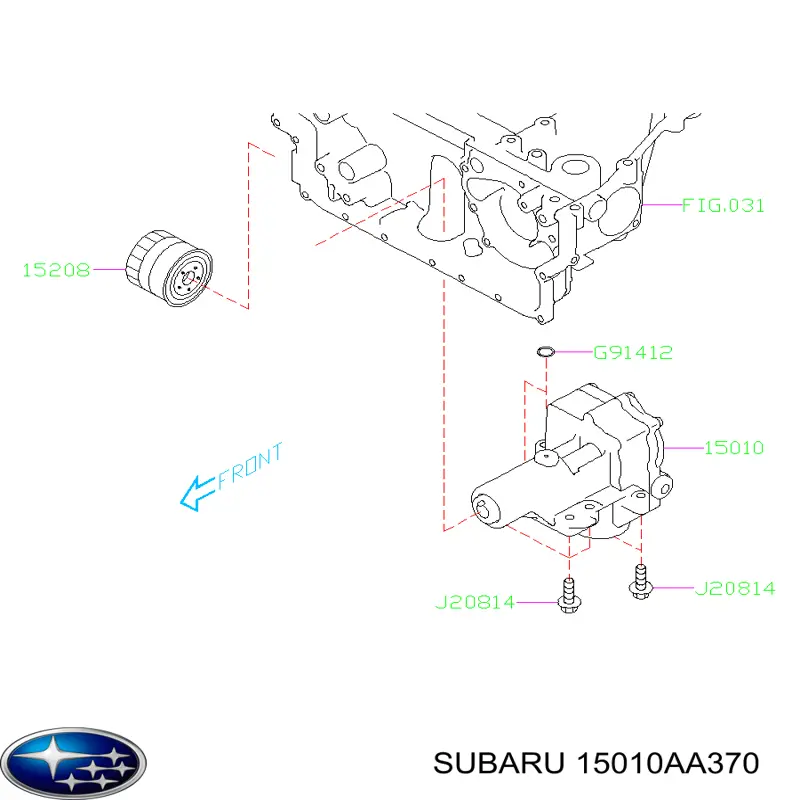  15010AA370 Subaru