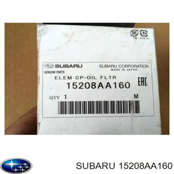 Масляний фільтр 15208AA160 Subaru