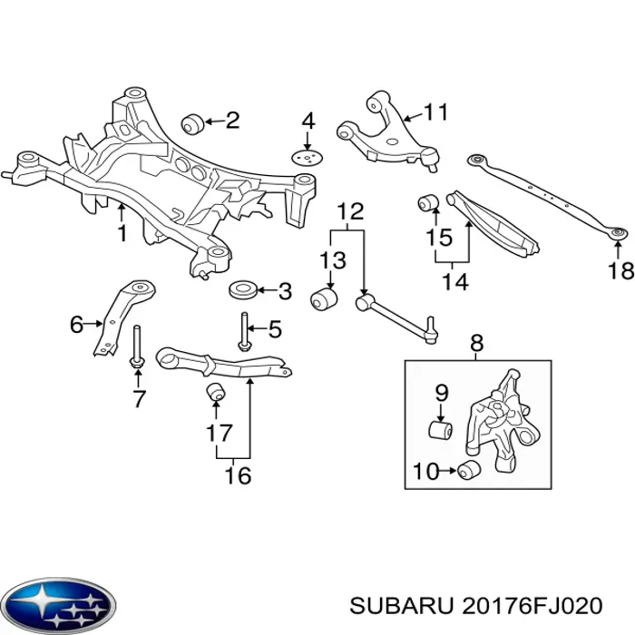  20176FJ020 Subaru