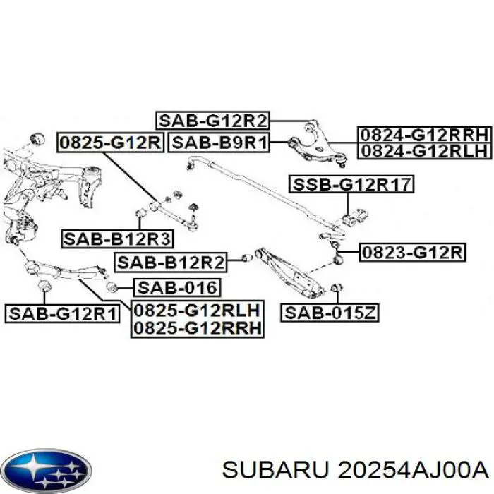20254AJ00A Subaru 