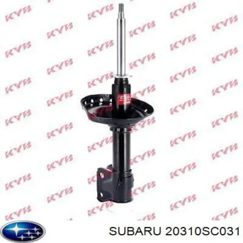 Амортизатор передньої підвіски, лівий Subaru 20310SC031 ціна, від 42.59 USD