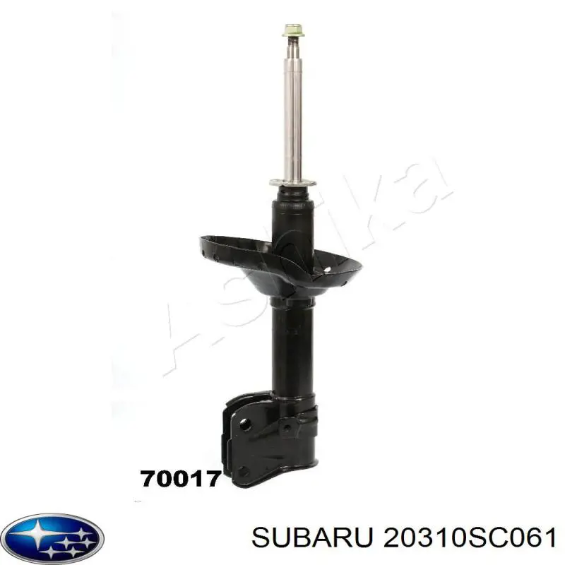 Амортизатор передній, правий Subaru 20310SC061 ціна, від 45.33 USD