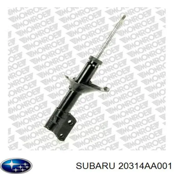  Амортизатор передній, правий Subaru Legacy 1