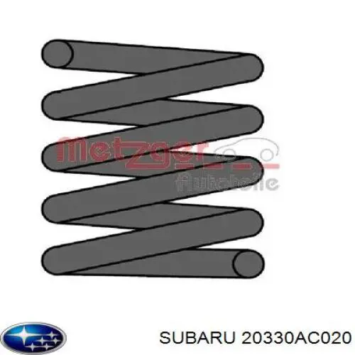 Пружина передня Subaru 20330AC020 ціна, від 24.11 USD