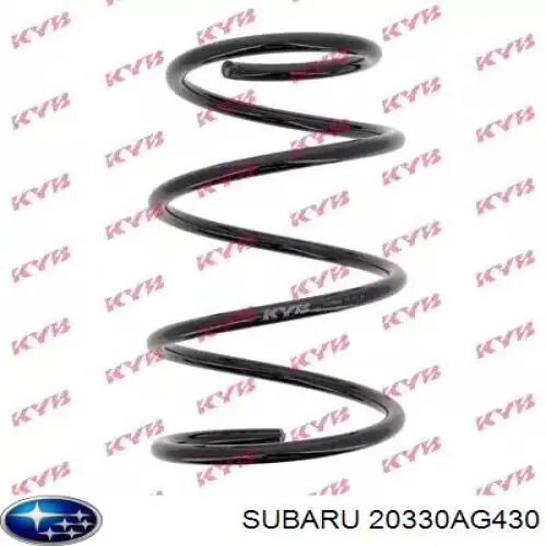 Пружина передня Subaru 20330AG430 ціна, від 88.58 USD