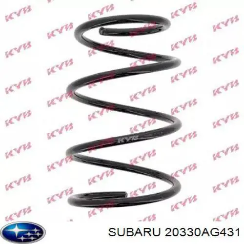 Пружина передня Subaru 20330AG431 ціна, від 88.88 USD