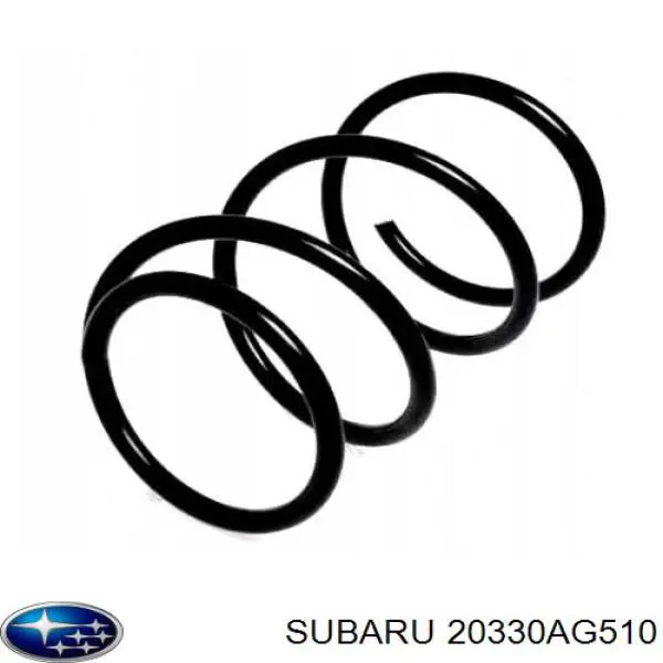 Пружина передня Subaru 20330AG511 ціна, від 33.45 USD