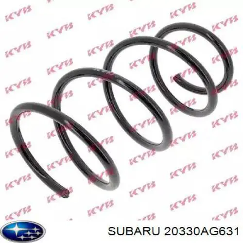 Пружина передня Subaru 20330AG631 ціна, від 59.94 USD