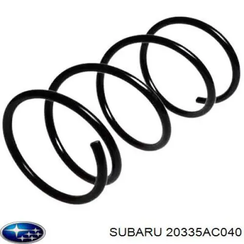 20335AC040 Subaru Пружина амортизатора передняя
