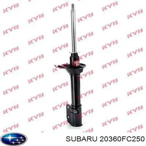 Амортизатор задній, лівий Subaru 20360FC250 ціна, від 51.85 USD