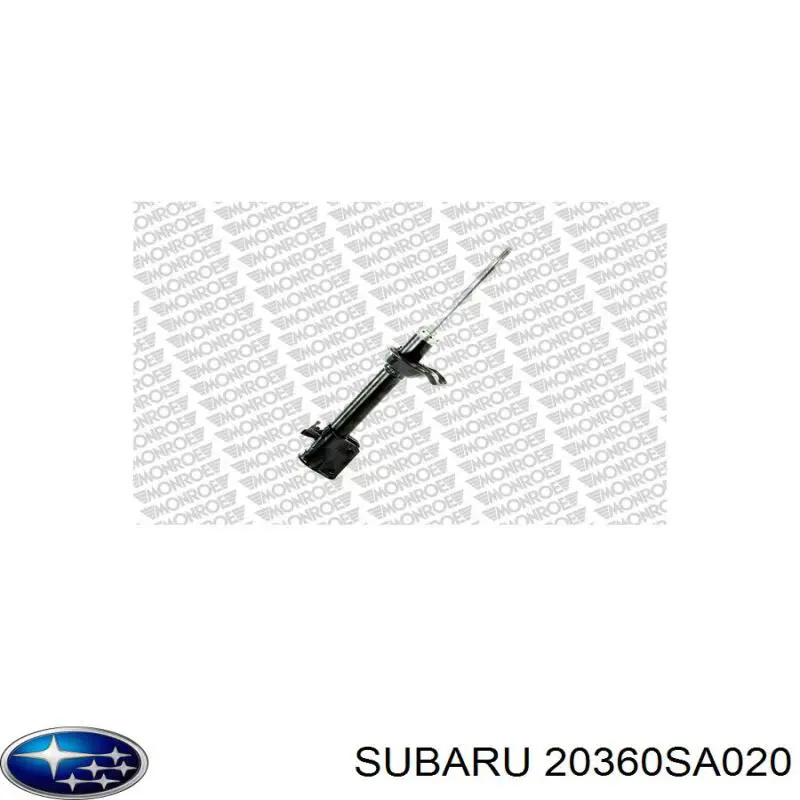Амортизатор задній, правий Subaru 20360SA020 ціна, від 56.81 USD
