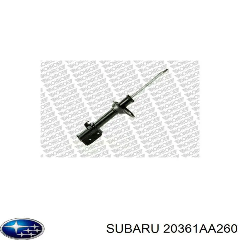 20361AA260 Subaru амортизатор задній, лівий