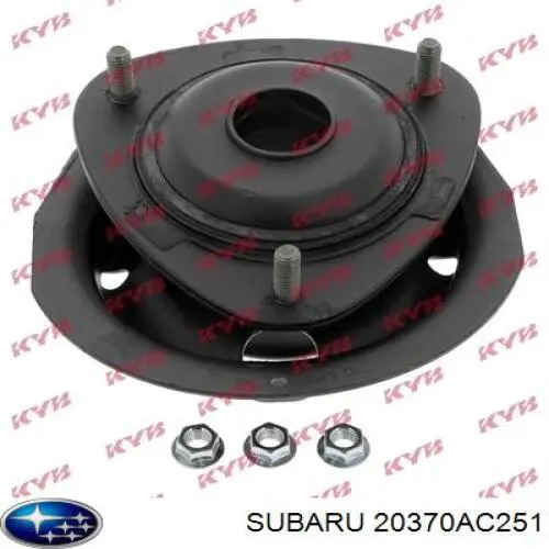 Подушка амортизатора заднього, лівого Subaru 20370AC251 ціна, від 40.69 USD