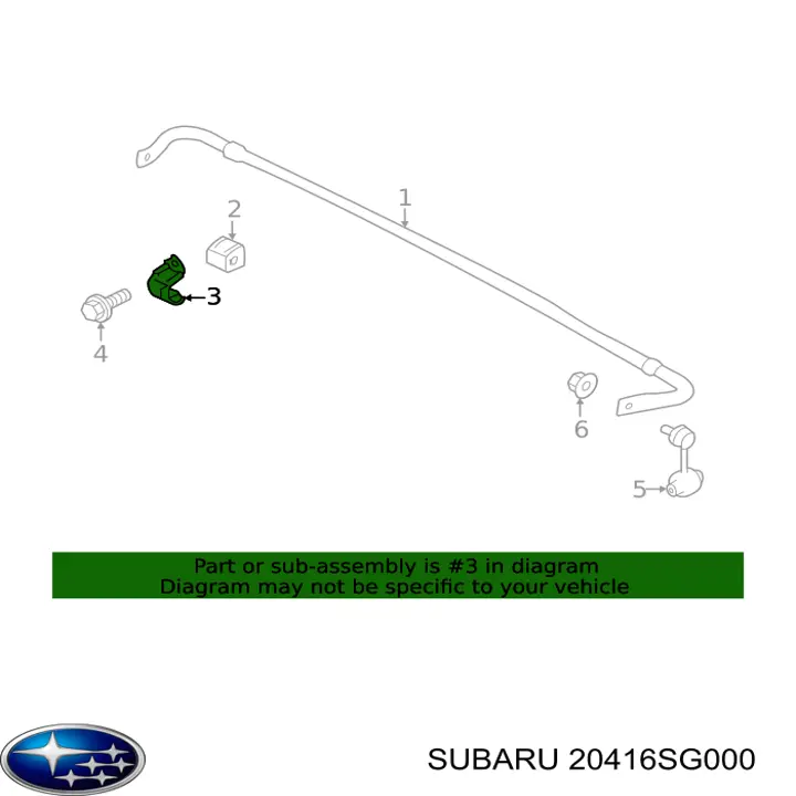 20416SG000 Subaru 