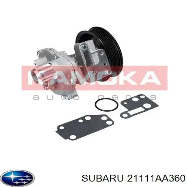 Помпа охолодження Subaru 21111AA360 ціна, від 139.36 USD