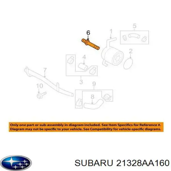  Subaru 21328AA160 ціна, від 23.17 USD