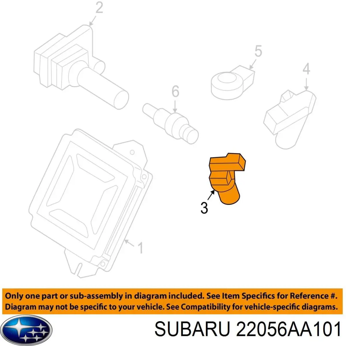 22056AA101 Subaru датчик положення розподільного