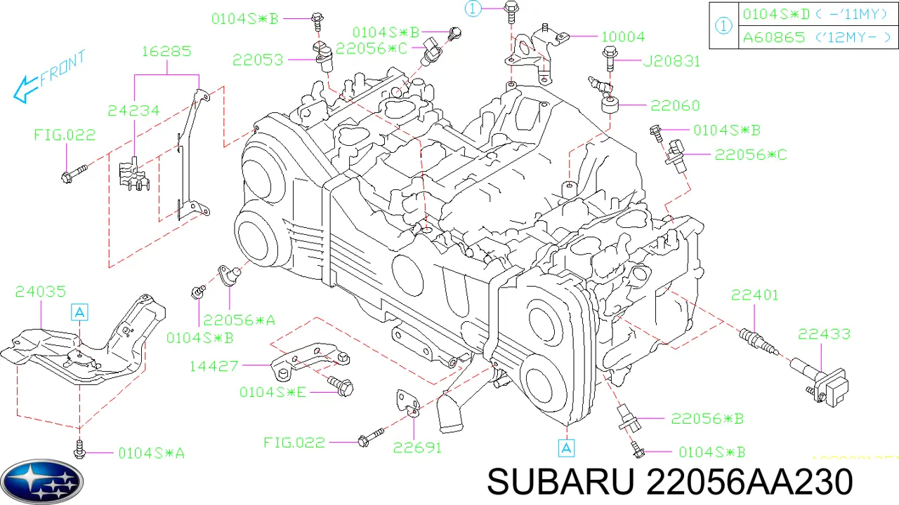  22056AA230 Subaru