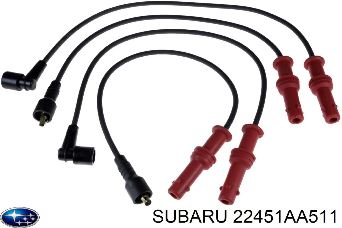 22451AA511 Subaru кабель високовольтний, циліндр №1, 3