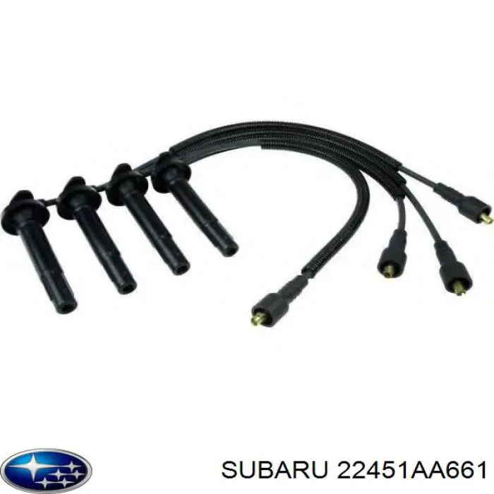 22451AA661 Subaru кабель високовольтний, циліндр №1, 3