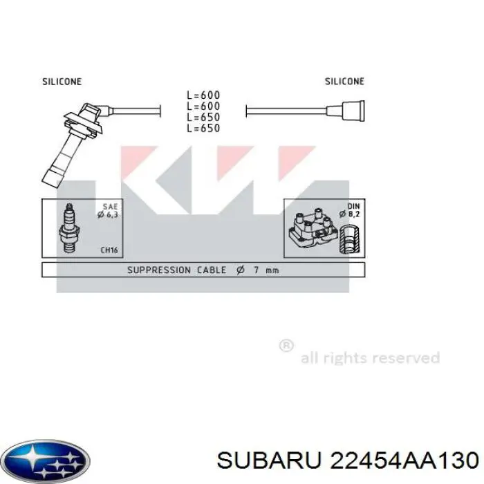 22454AA130 Subaru 