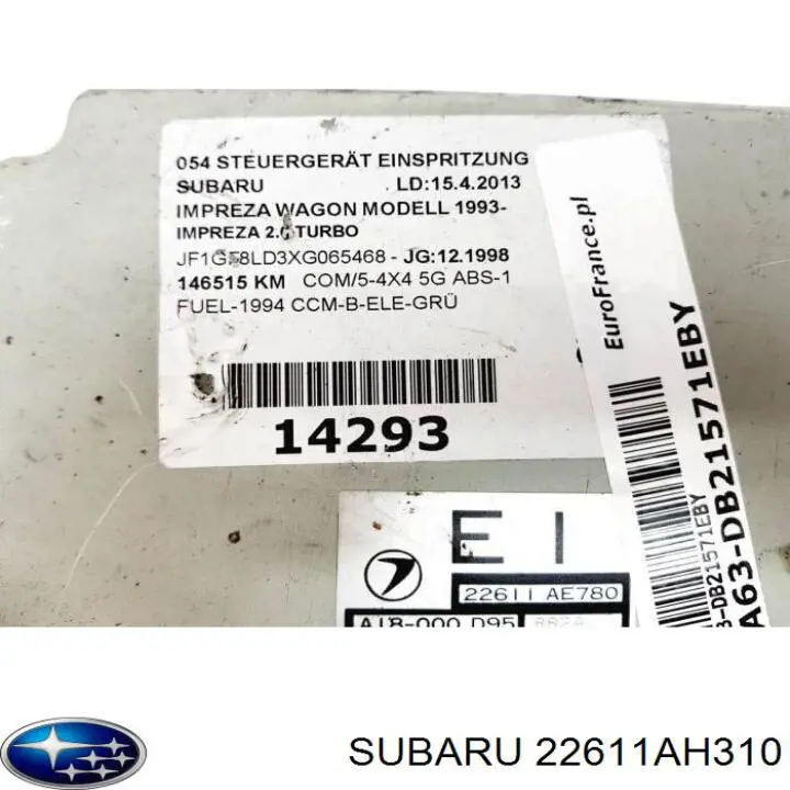  Subaru 22611AH310 ціна, від 64.82 USD