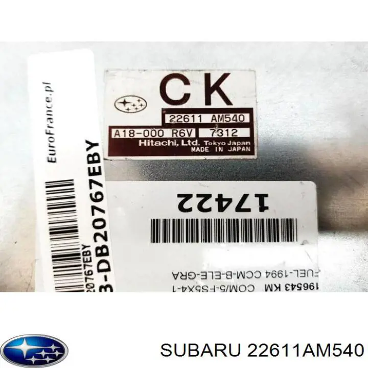 22611AM540 Subaru 