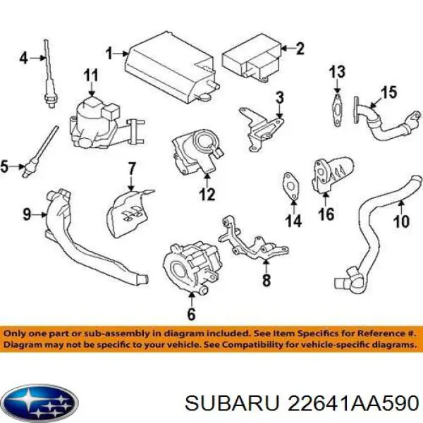 22641AA590 Subaru 