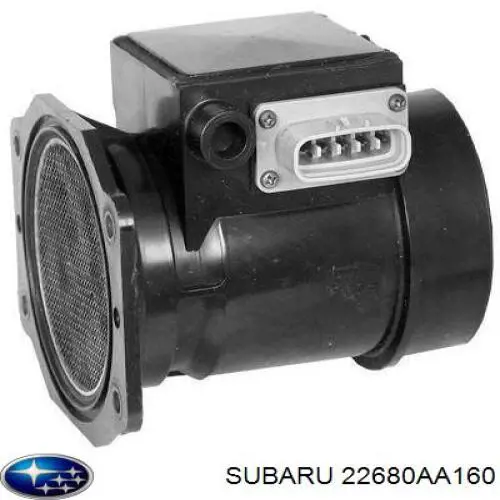 22680AA160 Subaru датчик потоку (витрати повітря, витратомір MAF - (Mass Airflow))