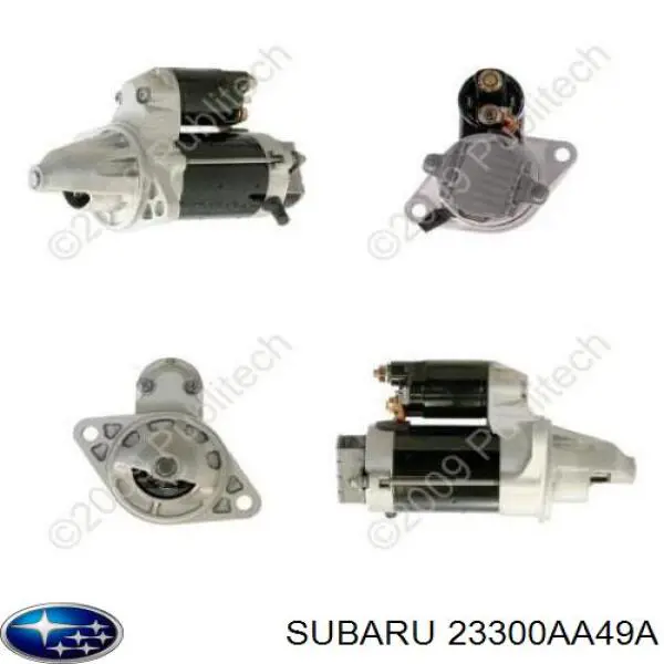 Стартер двигуна на Subaru Legacy IV B13