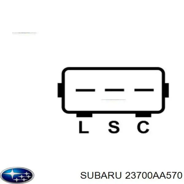 23700AA570 Subaru генератор