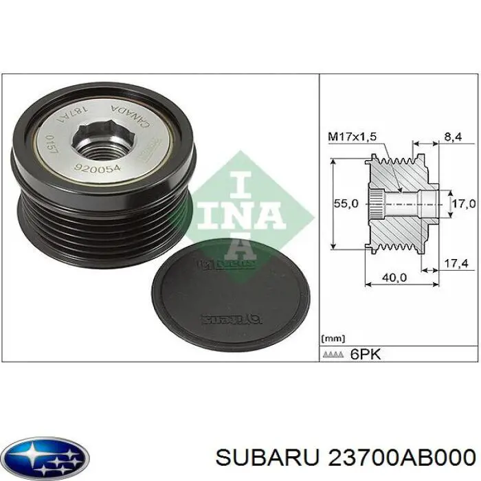 23700AB000 Subaru 