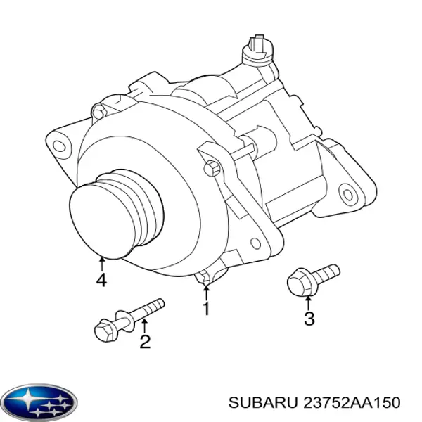 Шків генератора 23752AA150 Subaru